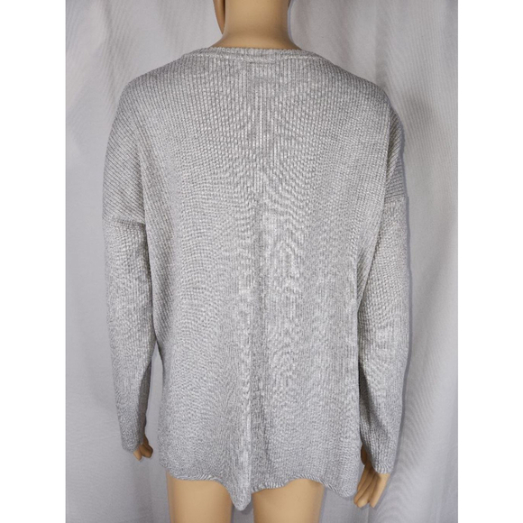 Elle | Women | Knit Sweater | Gray | Size Large | Long Sleeve - Picture 6 of 8